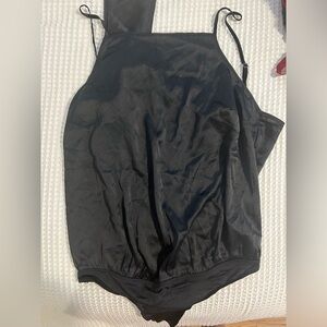 BLACK SHIRT BODYSUIT